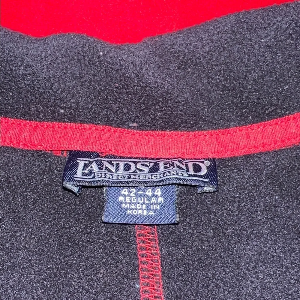 Lands' End Classic Red Lightweight Jacket HU
